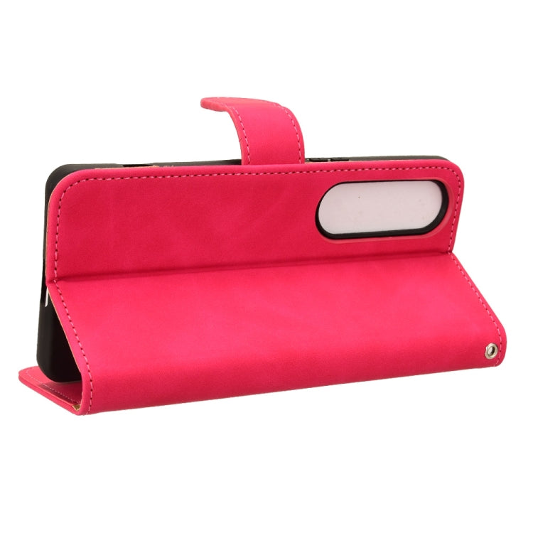 For Sony Xperia 1 VI 2024 Skin Feel Magnetic Flip Leather Phone Case