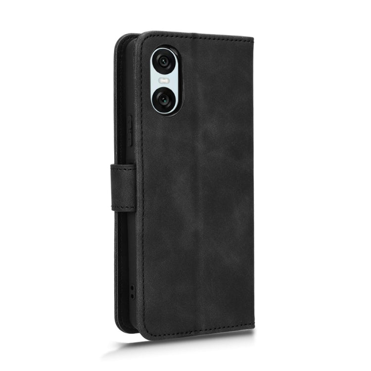 For Sony Xperia 10 VI 2024 Skin Feel Magnetic Flip Leather Phone Case
