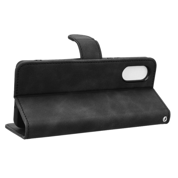 For Sony Xperia 10 VI 2024 Skin Feel Magnetic Flip Leather Phone Case