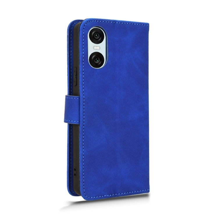 For Sony Xperia 10 VI 2024 Skin Feel Magnetic Flip Leather Phone Case
