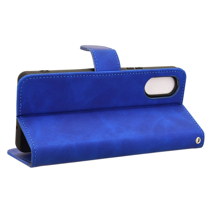 For Sony Xperia 10 VI 2024 Skin Feel Magnetic Flip Leather Phone Case
