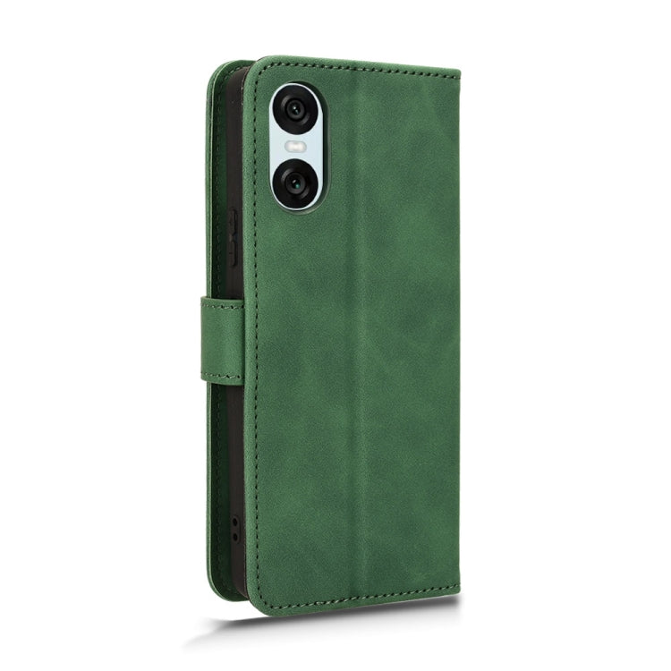 For Sony Xperia 10 VI 2024 Skin Feel Magnetic Flip Leather Phone Case