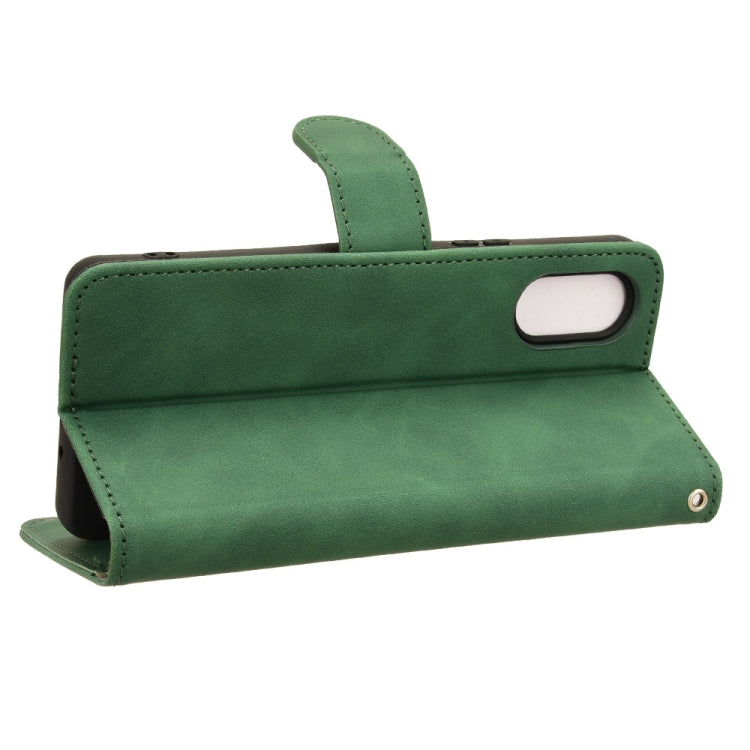 For Sony Xperia 10 VI 2024 Skin Feel Magnetic Flip Leather Phone Case
