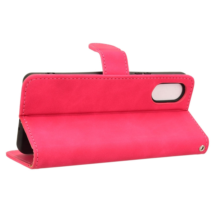 For Sony Xperia 10 VI 2024 Skin Feel Magnetic Flip Leather Phone Case