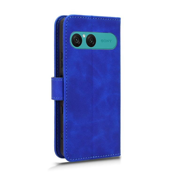 For Sony Xperia 10 VII Skin Feel Magnetic Flip Leather Phone Case