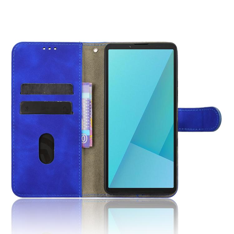 For Sony Xperia 10 VII Skin Feel Magnetic Flip Leather Phone Case