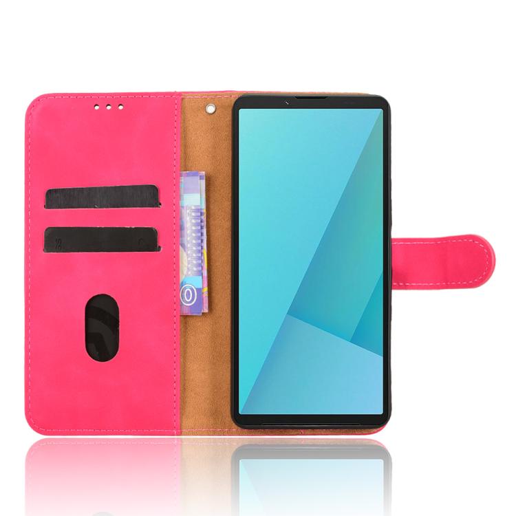 For Sony Xperia 10 VII Skin Feel Magnetic Flip Leather Phone Case