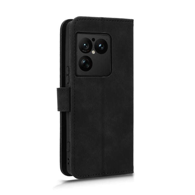 For Sony Xperia 1 VIII Skin Feel Magnetic Flip Leather Phone Case