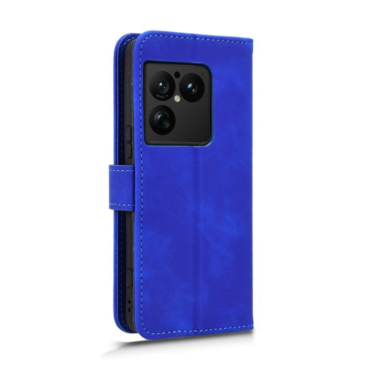For Sony Xperia 1 VIII Skin Feel Magnetic Flip Leather Phone Case