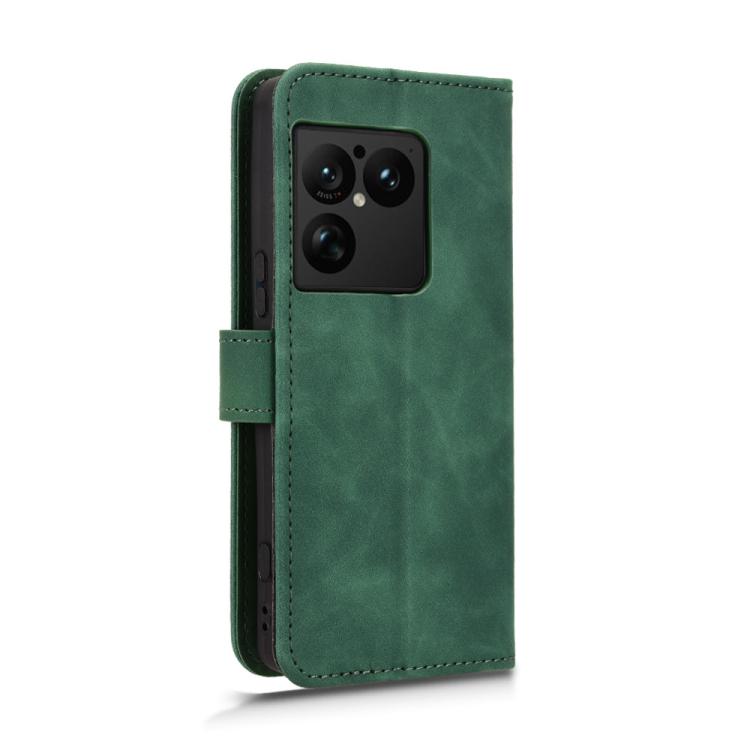 For Sony Xperia 1 VIII Skin Feel Magnetic Flip Leather Phone Case