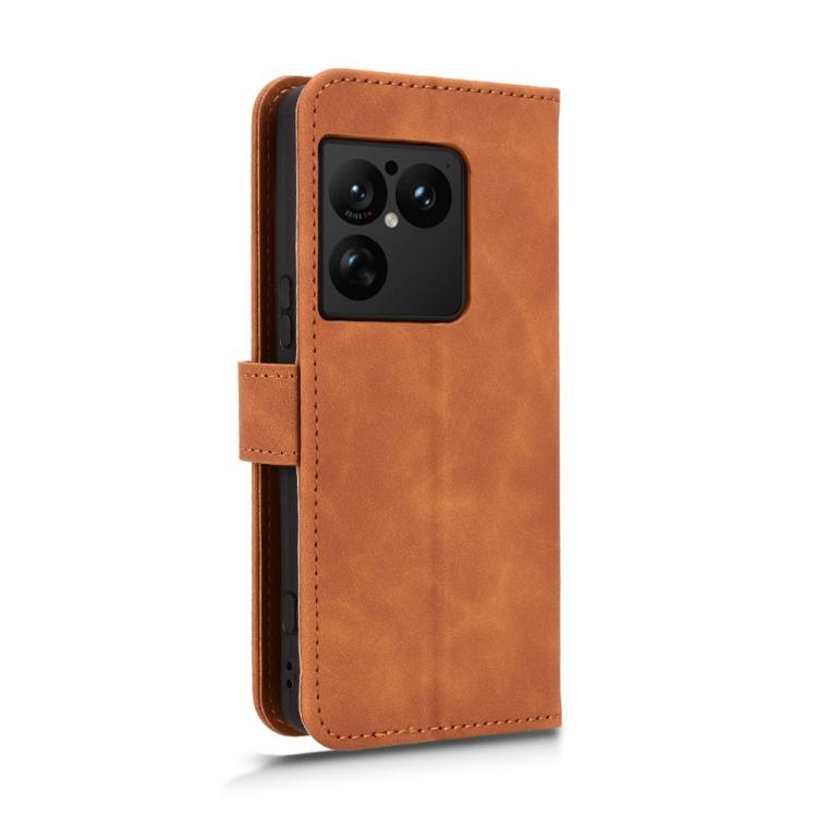 For Sony Xperia 1 VIII Skin Feel Magnetic Flip Leather Phone Case