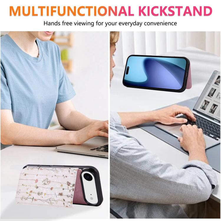 For iPhone Air Printed Double Buckle RFID Anti-theft Phone Case