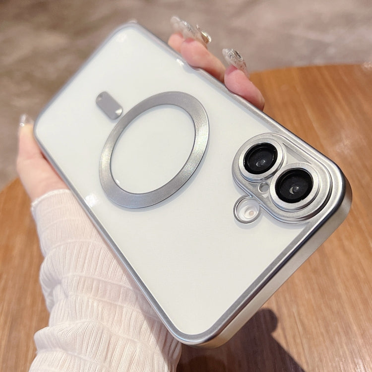 For iPhone 16 MagSafe Magnetic Frosted TPU Phone Case