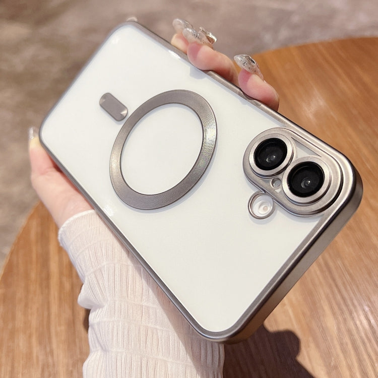 For iPhone 16 MagSafe Magnetic Frosted TPU Phone Case