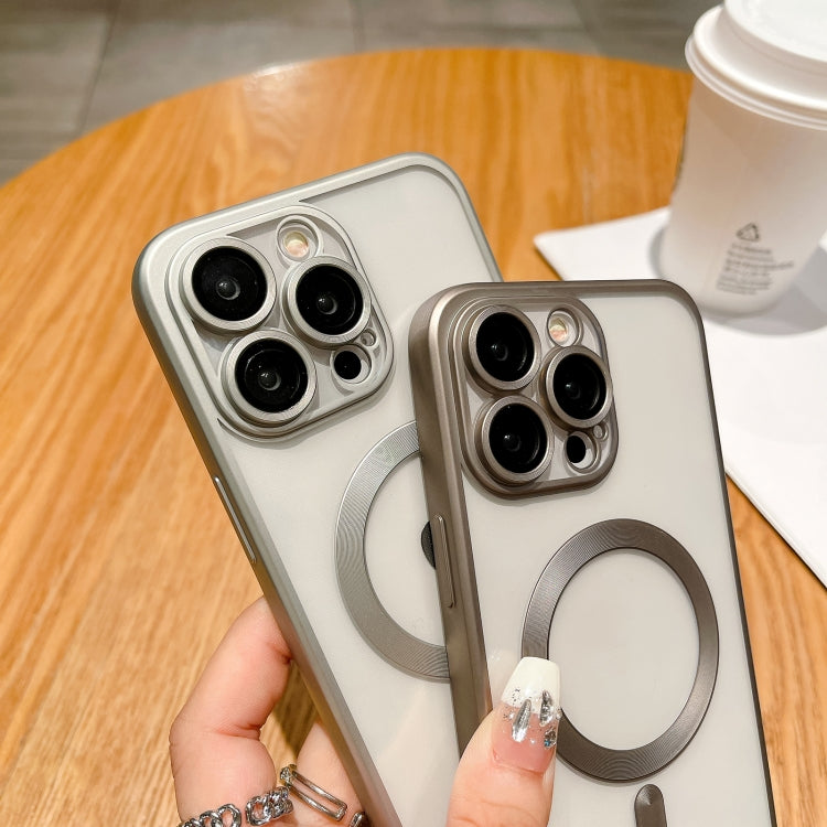 For iPhone 16 Pro MagSafe Magnetic Frosted TPU Phone Case