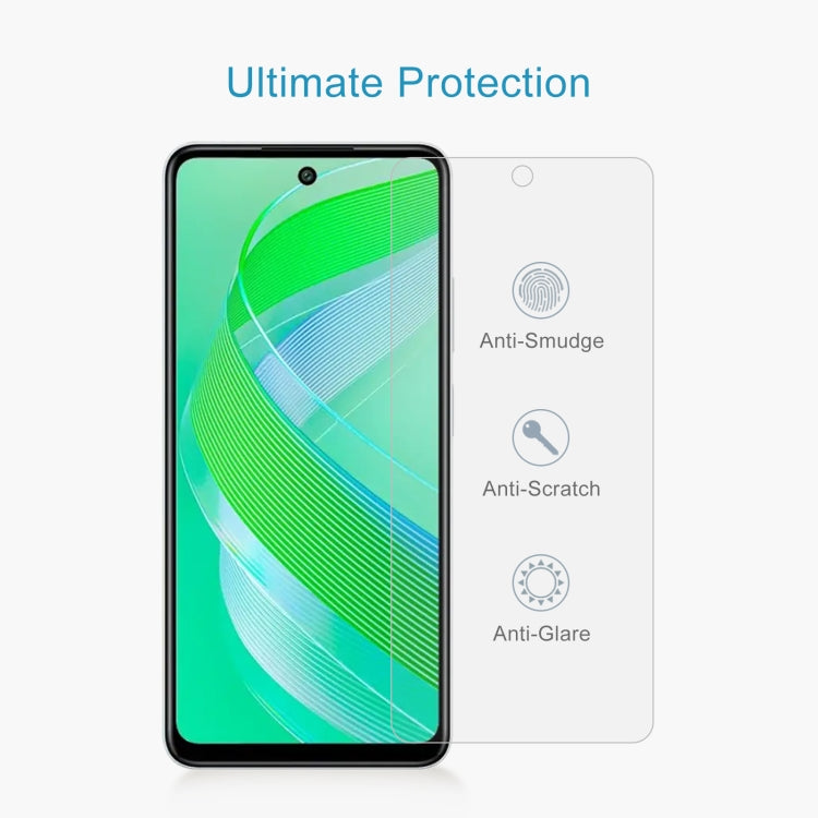 For Infinix Smart 8 Pro 10pcs 0.26mm 9H 2.5D Tempered Glass Film