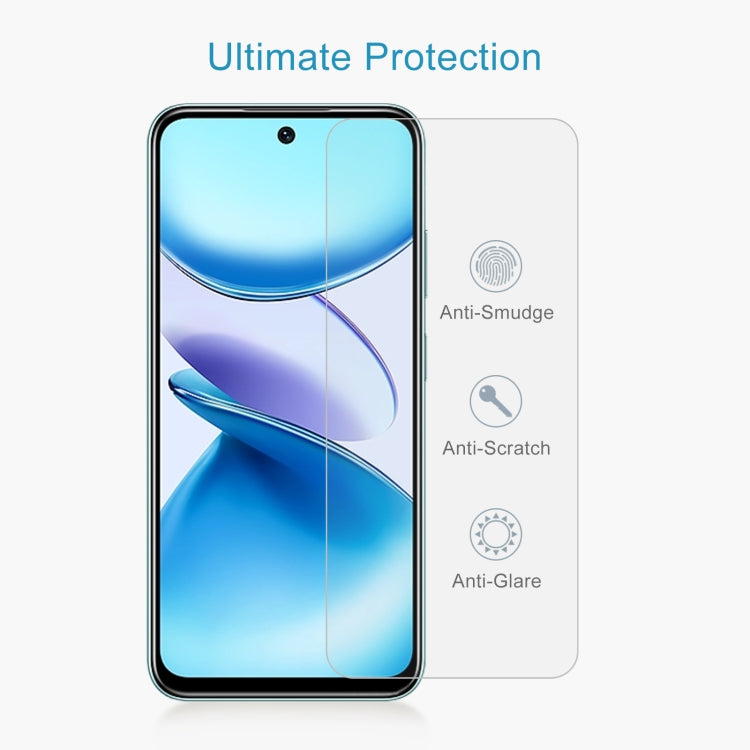 For Infinix Smart 9 10pcs 0.26mm 9H 2.5D Tempered Glass Film