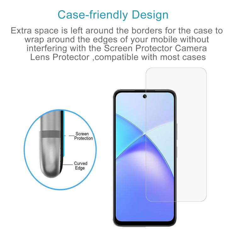 For Infinix Smart 10 4G 10pcs 0.26mm 9H 2.5D Tempered Glass Film