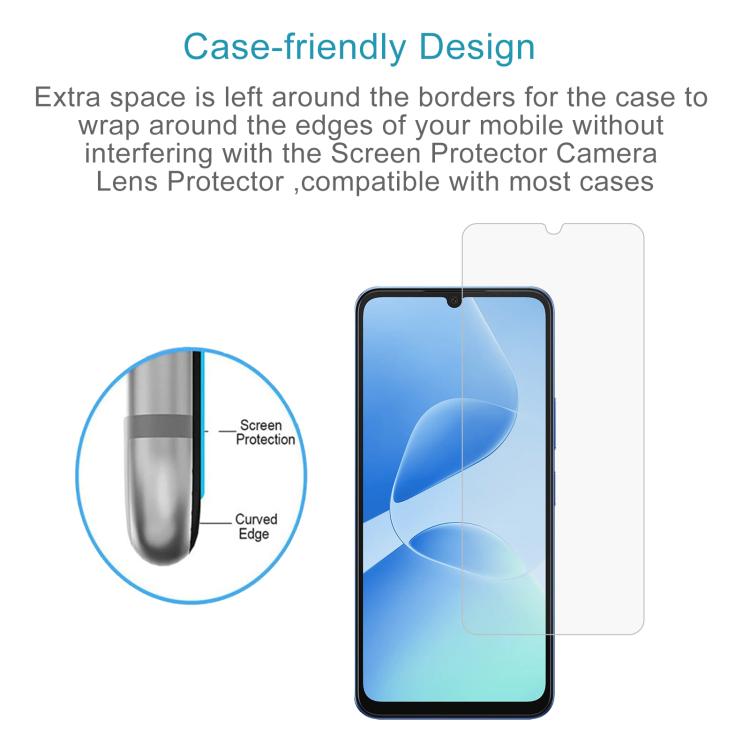 For Infinix Hot 60i 5G 10pcs 0.26mm 9H 2.5D Tempered Glass Film