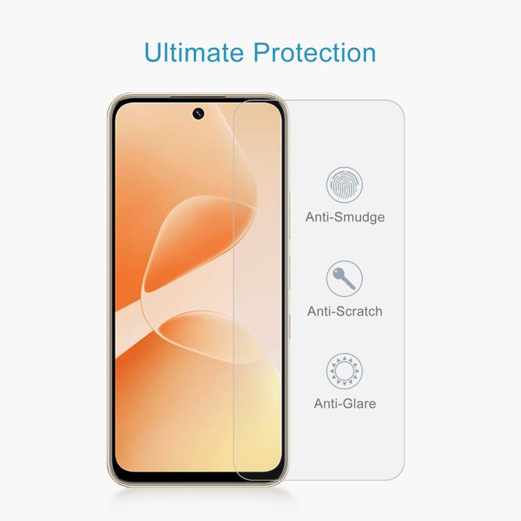 For Infinix Hot 70 5G 10pcs 0.26mm 9H 2.5D Tempered Glass Film