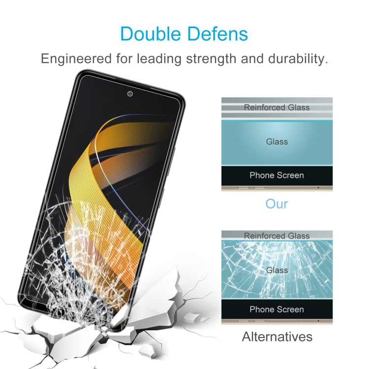 For Infinix Smart 8 Plus 50pcs 0.26mm 9H 2.5D Tempered Glass Film