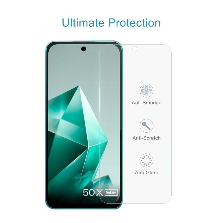 For Infinix Note 50x 50pcs 0.26mm 9H 2.5D Tempered Glass Film