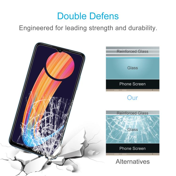 For Infinix Hot 30i NFC 50pcs 0.26mm 9H 2.5D Tempered Glass Film