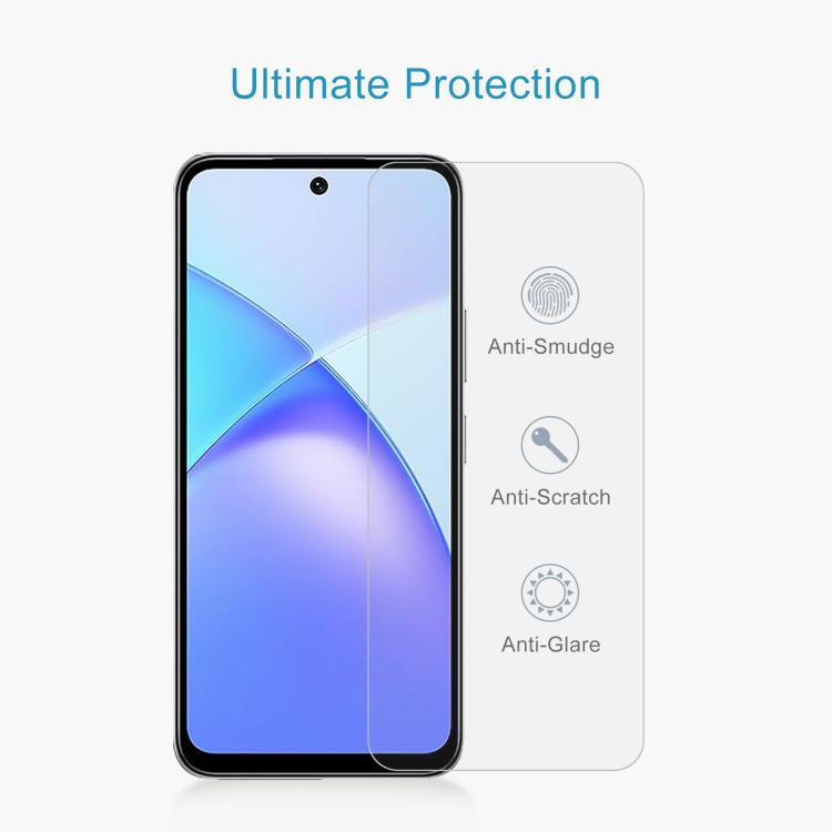 For Infinix Smart 10 Plus 4G 50pcs 0.26mm 9H 2.5D Tempered Glass Film