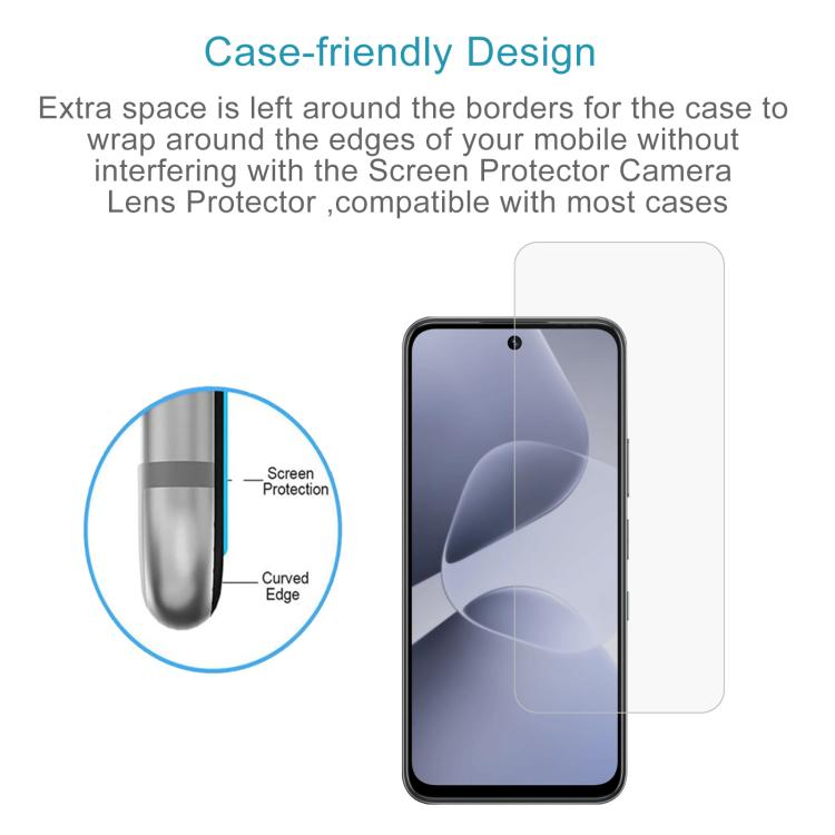 For Infinix Hot 60 5G 50pcs 0.26mm 9H 2.5D Tempered Glass Film