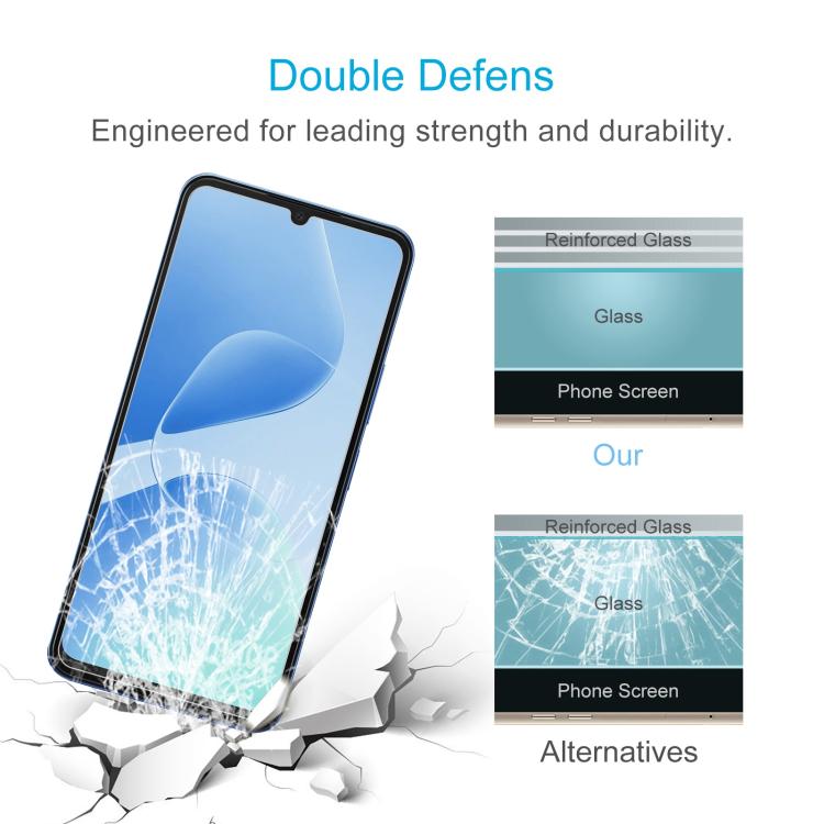 For Infinix Hot 60i 5G 50pcs 0.26mm 9H 2.5D Tempered Glass Film