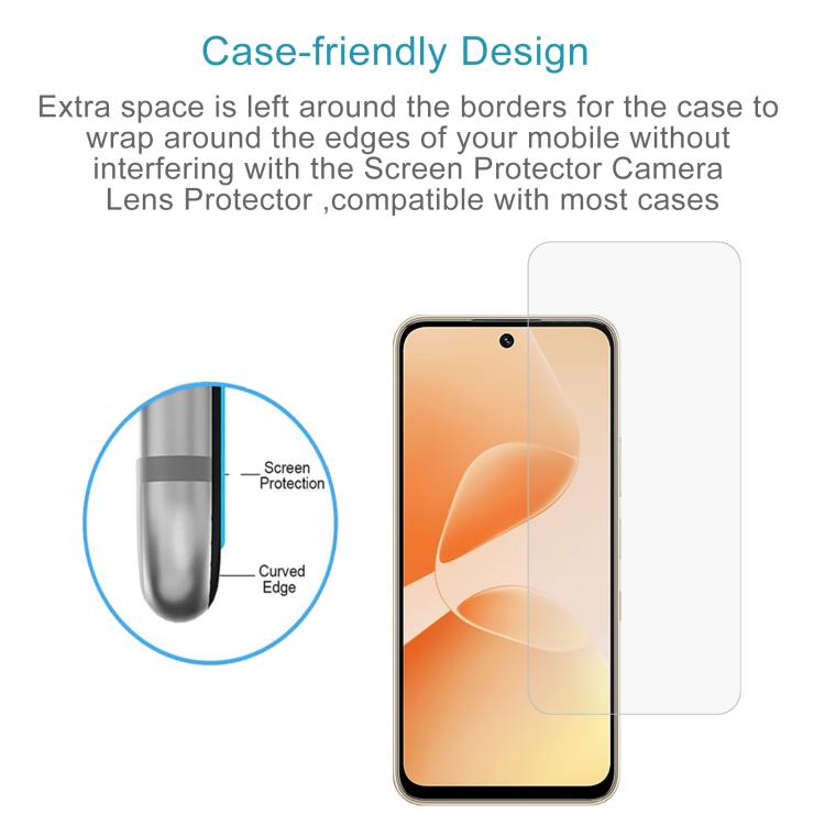 For Infinix Hot 70 5G 50pcs 0.26mm 9H 2.5D Tempered Glass Film
