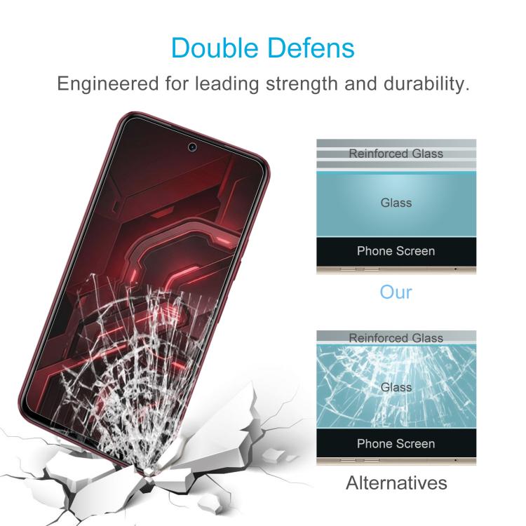 For Infinix GT 50 Pro 5G 50pcs 0.26mm 9H 2.5D Tempered Glass Film