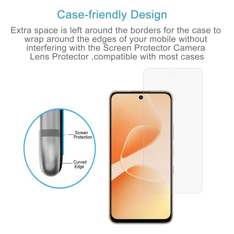For Infinix Hot 70 4G 50pcs 0.26mm 9H 2.5D Tempered Glass Film