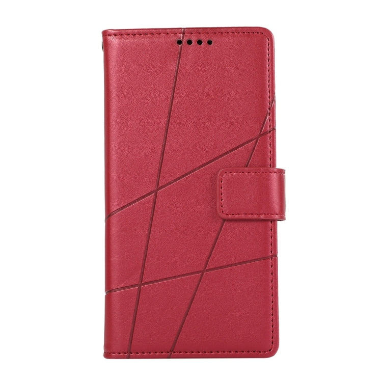 For OnePlus Nord 4 PU Genuine Leather Texture Embossed Line Phone Case