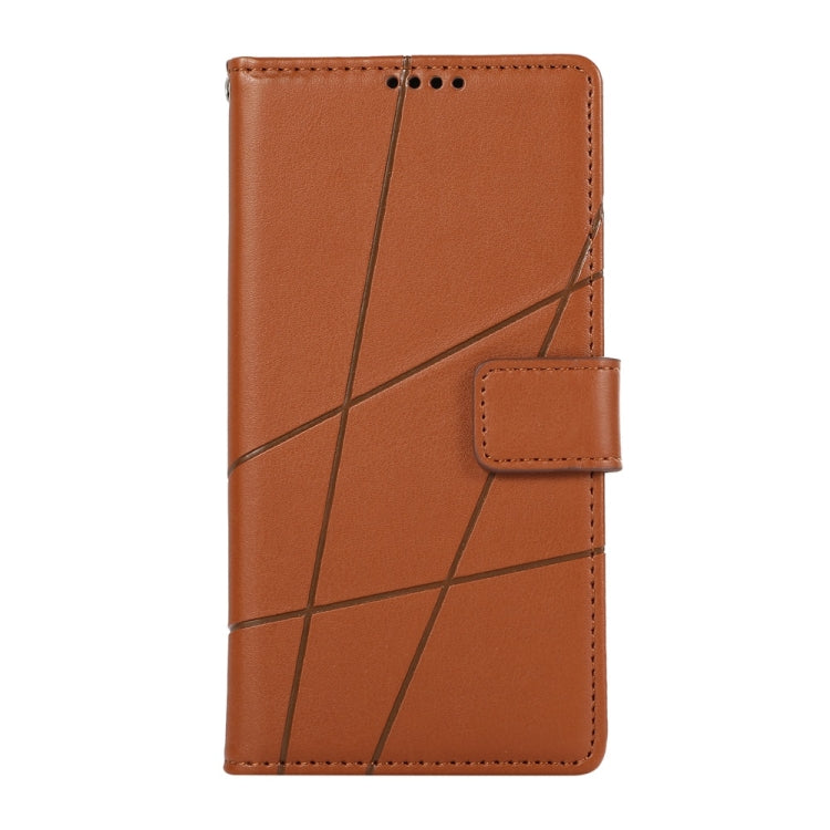 For OnePlus Nord 4 PU Genuine Leather Texture Embossed Line Phone Case