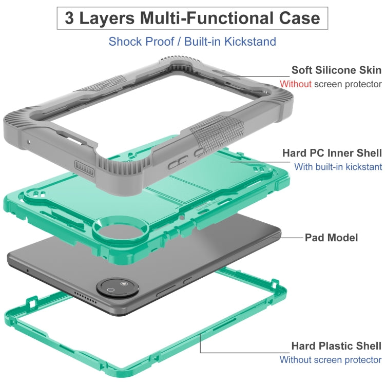 For Xiaomi Redmi Pad SE 8.7 Shockproof Silicone Hybrid PC Tablet Case with Holder