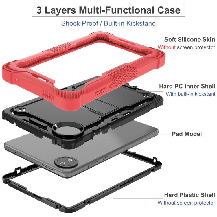 For Xiaomi Redmi Pad SE 8.7 Shockproof Silicone Hybrid PC Tablet Case with Holder