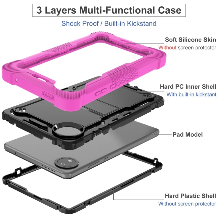 For Xiaomi Redmi Pad SE 8.7 Shockproof Silicone Hybrid PC Tablet Case with Holder