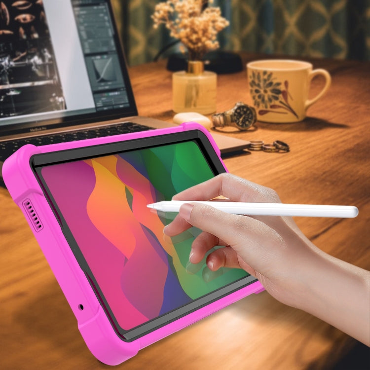 For Xiaomi Redmi Pad SE 8.7 Shockproof Silicone Hybrid PC Tablet Case with Holder