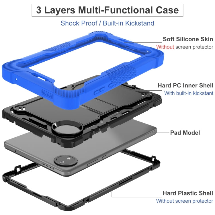 For Xiaomi Redmi Pad SE 8.7 Shockproof Silicone Hybrid PC Tablet Case with Holder