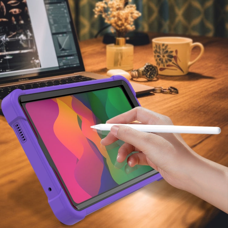 For Xiaomi Redmi Pad SE 8.7 Shockproof Silicone Hybrid PC Tablet Case with Holder