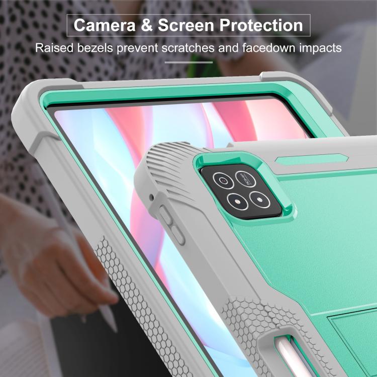 For Xiaomi Pad 7 / 7 Pro Shockproof Silicone Hybrid PC Tablet Case with Holder