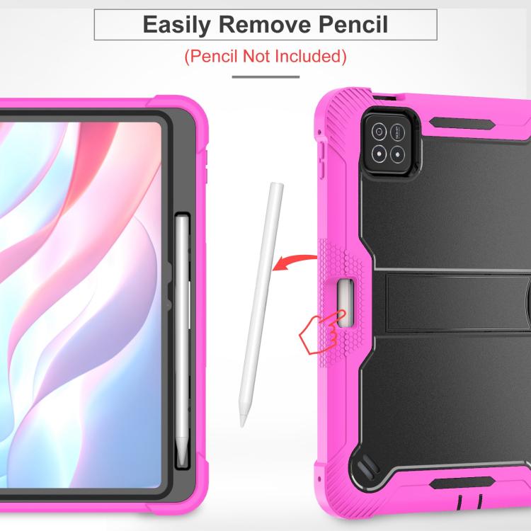 For Xiaomi Pad 7 / 7 Pro Shockproof Silicone Hybrid PC Tablet Case with Holder