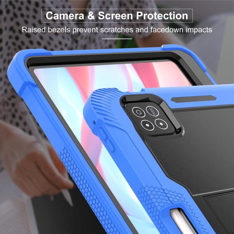 For Xiaomi Pad 7 / 7 Pro Shockproof Silicone Hybrid PC Tablet Case with Holder