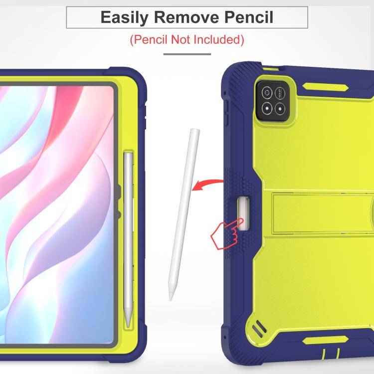 For Xiaomi Pad 7 / 7 Pro Shockproof Silicone Hybrid PC Tablet Case with Holder