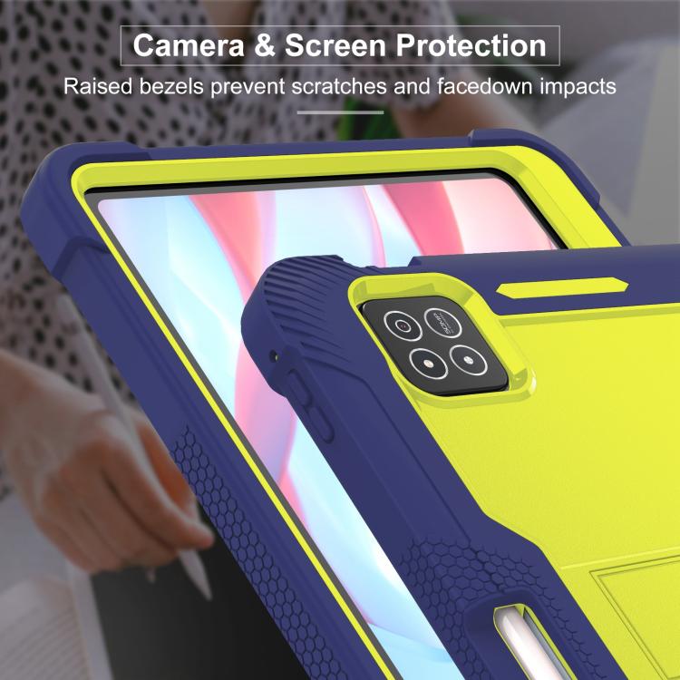 For Xiaomi Pad 7 / 7 Pro Shockproof Silicone Hybrid PC Tablet Case with Holder