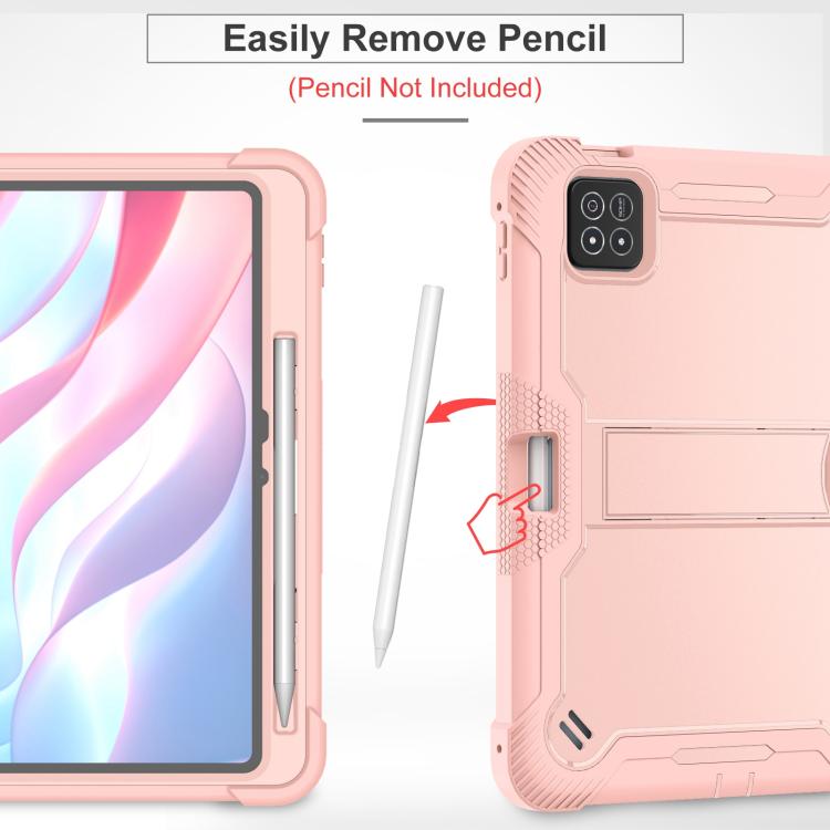 For Xiaomi Pad 7 / 7 Pro Shockproof Silicone Hybrid PC Tablet Case with Holder