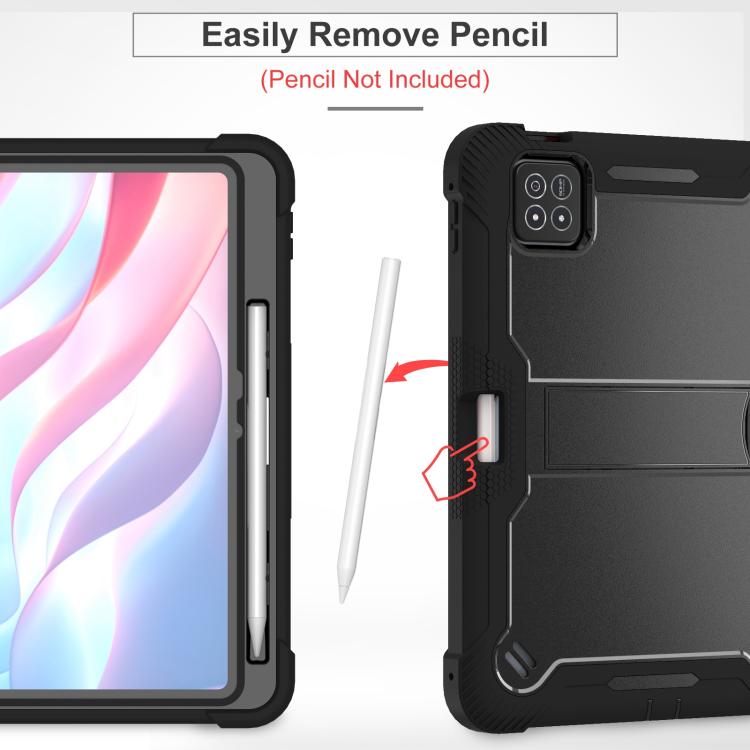 For Xiaomi Pad 7 / 7 Pro Shockproof Silicone Hybrid PC Tablet Case with Holder