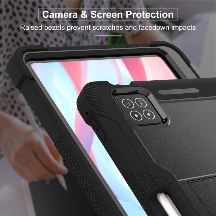For Xiaomi Pad 7 / 7 Pro Shockproof Silicone Hybrid PC Tablet Case with Holder