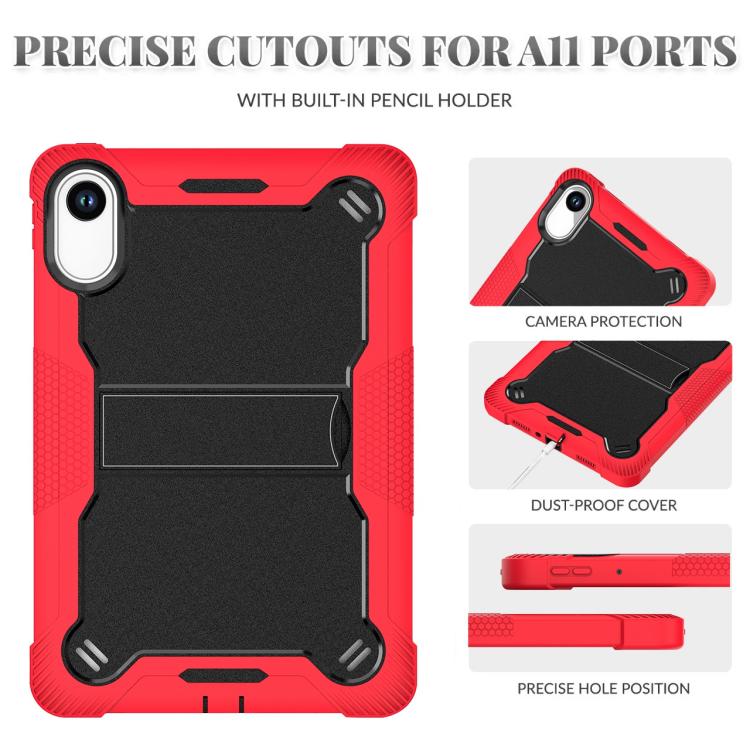 For Xiaomi Redmi Pad 2 Shockproof Silicone Hybrid PC Tablet Case with Holder